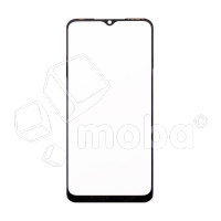 Стекло для переклейки Tecno Spark 8C (KG5n) с OCA пленкой Черный - OR (Mitsubishi)