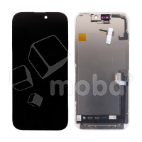 Дисплей для iPhone 17 (A3520) в сборе с тачскрином Черный - (Soft OLED, Full HD, 120 Гц) (площадка под IC)