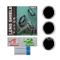 Защитное стекло линзы камеры для iPhone 13 Pro/13 Pro Max (комплект 3 шт.) Серый