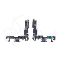 Шлейф для iPhone 14 Plus (A2887) на системный разъем/микрофон Черный - Премиум