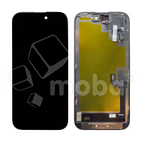 Дисплей для iPhone 16 (A3287) в сборе с тачскрином Черный - (Soft OLED, Full HD) (с верификацией = с привязкой без ошибки)