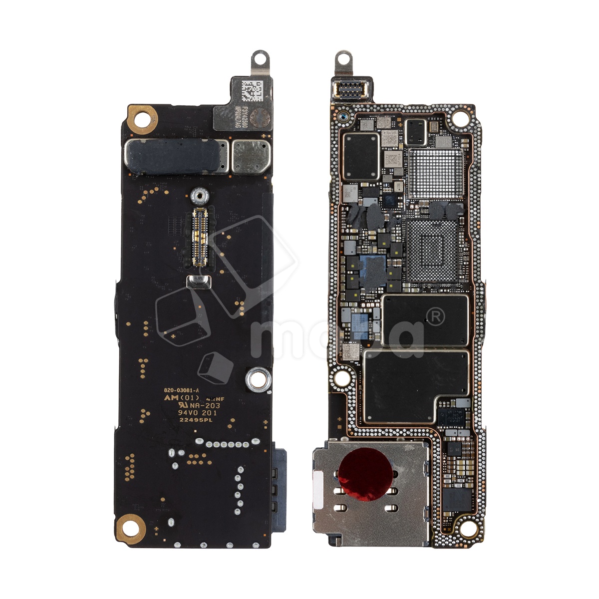 Материнская плата для iPhone 15 Pro (A3102) Sim+E-Sim без микросхем (Нижняя часть)