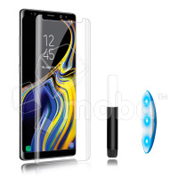 Защитное стекло "UV комплект" для Samsung Galaxy Note 9 (N960F) (клей, лампа)