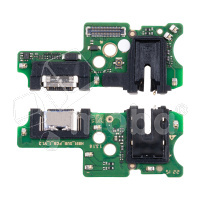 Шлейф для Infinix Note 12 Pro (X676B) плата на системный разъем/разъем гарнитуры/микрофон - Премиум