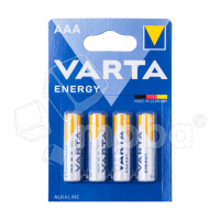 Батарейка AAA LR03 Varta ENERGY 1.5V (4 шт. в блистере)