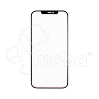 Стекло для переклейки iPhone 12 Pro Max в сборе с OCA пленкой Черный - OR (Mitsubishi)