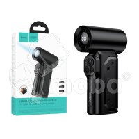 Воздуходувка Hoco HX68 (4000*2 mAh, беспроводная, три насадки) Черный