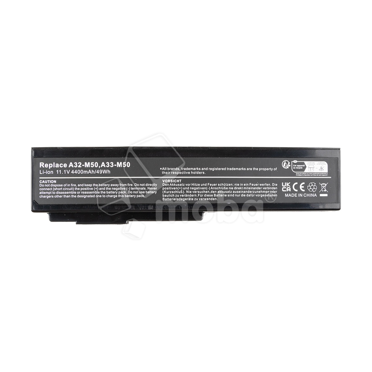 Аккумуляторная батарея для ноутбука Asus M50, M51, X55 (A32-M50) 4400 mAh