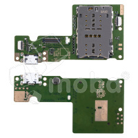 Шлейф для Lenovo Tab M10 (TB-X505X) плата системный разъем/разъем SIM/микрофон