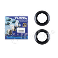 Защитное стекло линзы камеры для iPhone 15/15 Plus (комплект 2 шт.) Черный