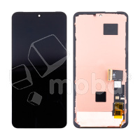 Дисплей для Google Pixel 8 (GKWS6/G9BQD/GZPFO/GPJ41) в сборе с тачскрином Черный - (OLED)