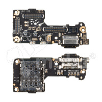 Шлейф для Xiaomi 12 (2201123G) плата системный разъем/разъем SIM/микрофон