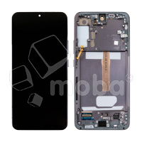 Дисплей для Samsung Galaxy S22+ (S906B) модуль с рамкой Черный - Сервисный Оригинал