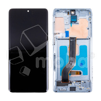 Дисплей для Samsung Galaxy S20+ (G985F) модуль с рамкой Синий - (OLED) (Full Size)