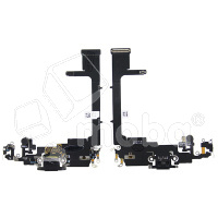 Шлейф для iPhone 11 Pro (A2215) на системный разъем/микрофон Черный