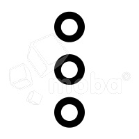 Стекло камеры для Samsung Galaxy A04s (A047F) (комплект 3 шт.) Черный