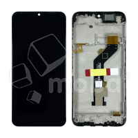 Дисплей для Tecno Spark 7 (KF6n) модуль с рамкой Черный - OR
