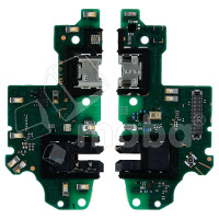 Шлейф для Huawei Honor 10i/20e (HRY-LX1T) плата на системный разъем/разъем гарнитуры/микрофон