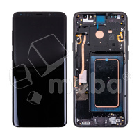 Дисплей для Samsung Galaxy S9+ (G965F) модуль с рамкой Черный - (OLED)