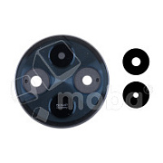 Стекло камеры для Xiaomi Redmi 14C/Poco C75 (2411DRN47C/2410FPCC5G) в сборе с рамкой Черный