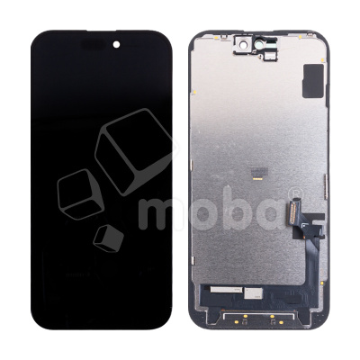 Дисплей для iPhone 15 (A3090) в сборе с тачскрином Черный - (In-Cell) (площадка под IC)