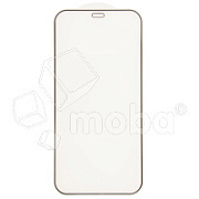 Защитное стекло "Премиум" для iPhone 12 mini Черный (Закалённое+, полное покрытие)