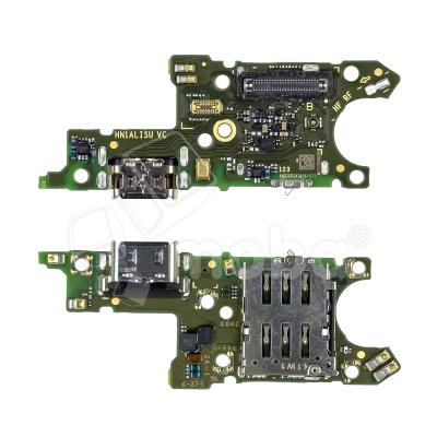 Шлейф для Huawei Honor X9b (ALI-NX1) плата на системный разъем/разъем SIM/микрофон - Премиум
