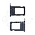 Держатель SIM для iPhone 15/15 Plus (A3090/A3094) (2 Sim) Черный
