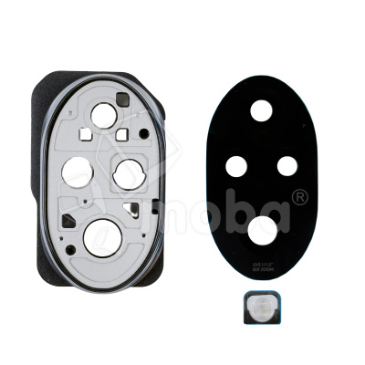 Стекло камеры для Huawei Honor 200 Pro (ELP-AN00) в сборе с рамкой Черный