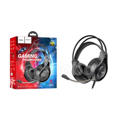 Проводные наушники Hoco W106 (мониторные, накладные) Черный