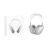 Беспроводные наушники Bluetooth Hoco W58 (накладные, активное шумоподавление)  Серебро
