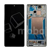 Дисплей для Infinix GT 20 Pro (X6871) модуль с рамкой Серебро - OR