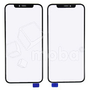 Стекло для переклейки iPhone X/Xs в сборе с OCA пленкой Черный - OR (Mitsubishi)