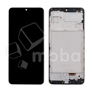 Дисплей для Samsung Galaxy M32 (M325F) модуль с рамкой Черный - (OLED)