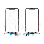 Стекло для переклейки iPhone X с OCA пленкой + тачскрин Черный - OR (Mitsubishi)