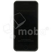 Защитное стекло "Антишпион" для iPhone 7/8/SE (2020)/SE (2022) Черный (Закалённое, полное покрытие)