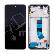 Дисплей для Xiaomi Redmi Note 13 4G (23129RAA4G/23124RA7EO/23129RA5FL) модуль с рамкой Черный - (OLED)