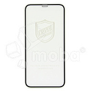 Защитное стекло "Тонкое" для iPhone Xr/11 Черный (Полное покрытие 0,25 мм)