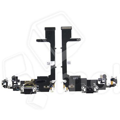 Шлейф для iPhone 11 Pro (A2215) на системный разъем/микрофон Черный