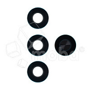 Стекло камеры для Huawei Honor X8c (ABR-LX1) (комплект 4 шт.) Черный