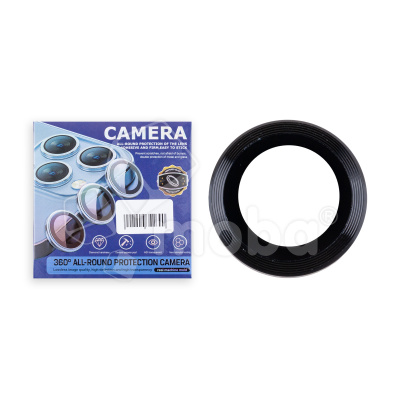 Защитное стекло линзы камеры для iPhone 16/16 Plus (комплект 2 шт.) Черный