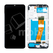 Дисплей для Samsung Galaxy A03s (A037F) модуль c рамкой Черный - OR Ref. (SP) (GH81-21233A) (163 мм)