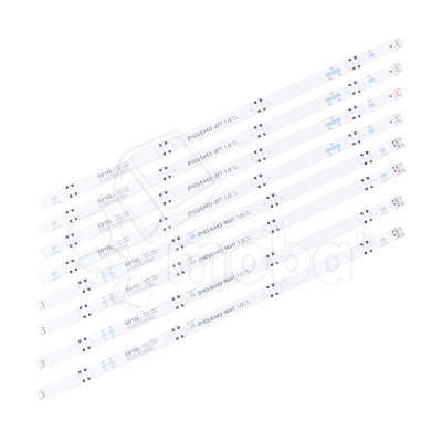 Светодиодная подсветка для телевизоров LG 49" 49UJ630V/49SJ810V/49UJ634V/49UJ651V (комплект 8 шт.)