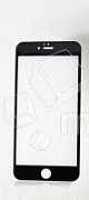 Защитное стекло "Оптима" для iPhone 6/6S Черный (Закалённое, полное покрытие)