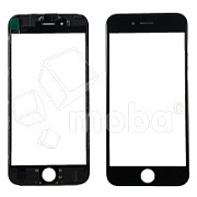 Стекло для переклейки iPhone 6S с OCA пленкой + рамка Черный - OR (Mitsubishi)