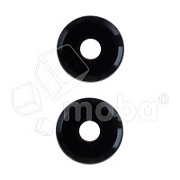 Стекло камеры для Xiaomi Poco M7 Pro 5G (2409FPCC4G) (комплект 2 шт.) Черный