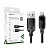 Кабель USB - Lightning Acefast C16-02 (2.4A, 1.2 м) Черный