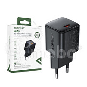 Сетевое зарядное устройство Type-C Acefast A117 (20W, PD, mini GaN) Черный
