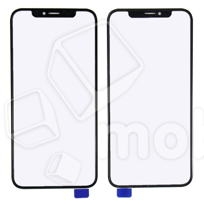 Стекло для переклейки iPhone X/Xs в сборе с OCA пленкой Черный - OR (Mitsubishi)