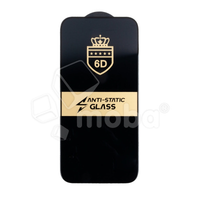 Защитное стекло "Стандарт" для iPhone 17 Pro Черный (Полное покрытие)